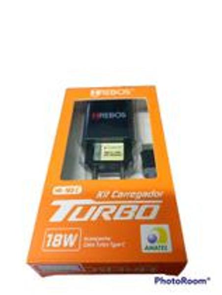 Imagem de Carregador Turbo 18w Para Motorola G7 G8 G10 G20 G30 - HREBOS