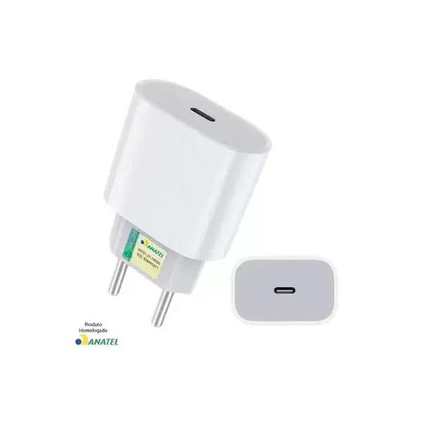 Carregador Turbo 20W + Cabo USB 1MT Lightining Compativel Todos iPhone - Hrebos Imagem de Carregador Turbo 20W + Cabo USB 1MT Lightining Compativel Todos iPhone