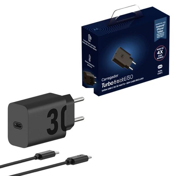 Carregador Turbo 30w USB-C Compatível com Xiaomi Samsung Motorola Quick Charger + GaNFast ... Carregador Turbo 30w USB-C Compatível com Xiaomi Samsung Motorola Quick Charger + GaNFast ...