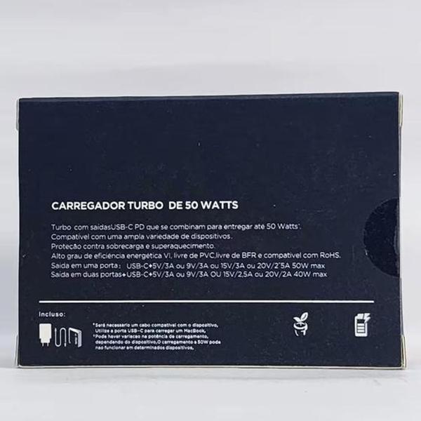 Imagem de carregador Turbo 50w Tipo c Para Moto G50 5G