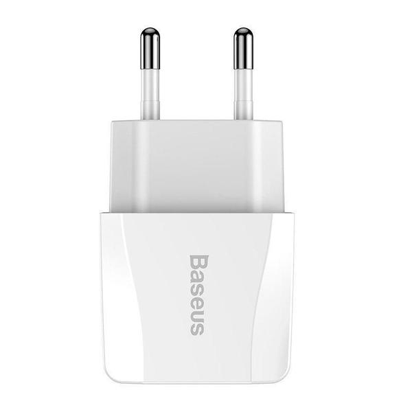 Imagem de Carregador Turbo Baseus Compact Duplo Usb Type C 20W Branco