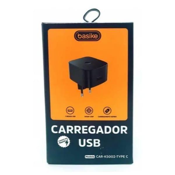 Imagem de Carregador Turbo Basike Tipo C Ativa Tecnologia Turbo