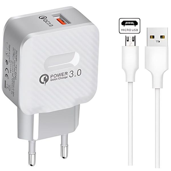 Imagem de Carregador Turbo de Parede Charger 3.0 Modelo Android Usb V8