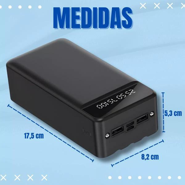 Imagem de Carregador  Turbo Portátil 50.000mah Carga Rápida A-50