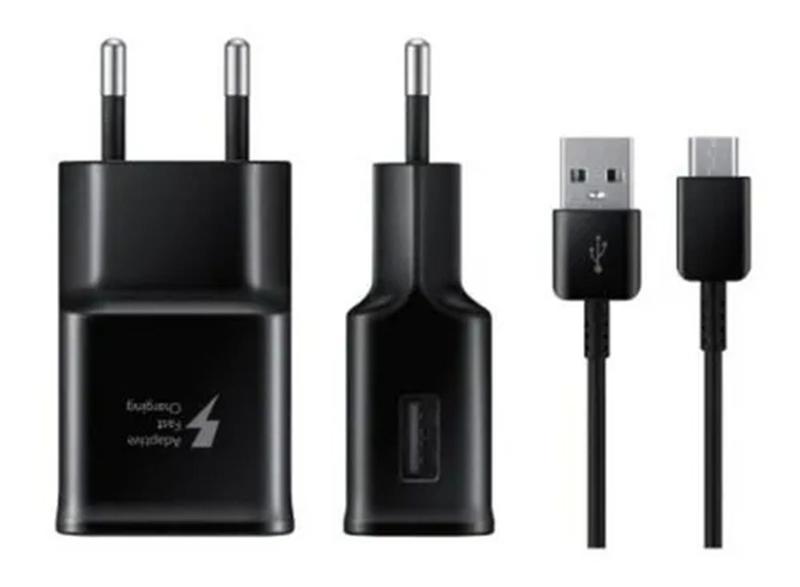 Imagem de Carregador Turbo Samsung Original 15w Galaxy S20 Bivolt Tipo C Fast Charge Preto - Caixa