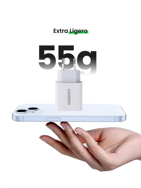 Imagem de Carregador UGREEN 20W USB C PD 3.0 rápido Para iPhone-16-15/Series-iPad