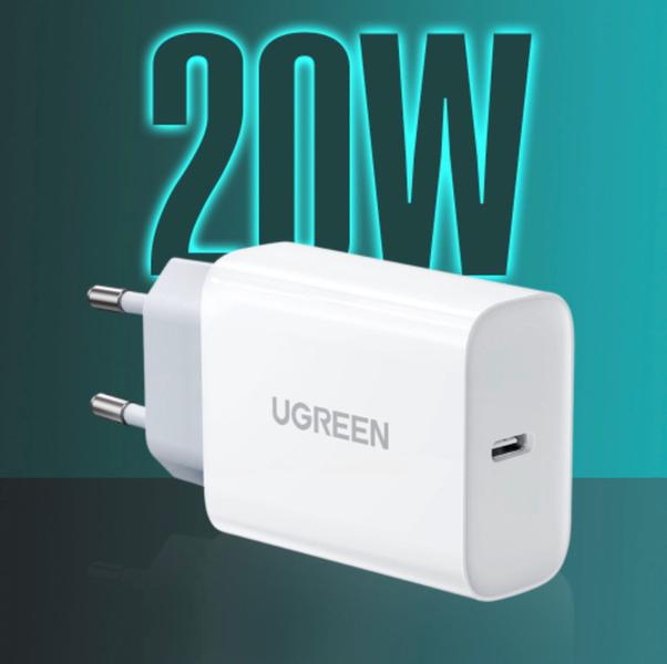 Imagem de Carregador UGREEN 20W USB C PD Power Delivery 3.0