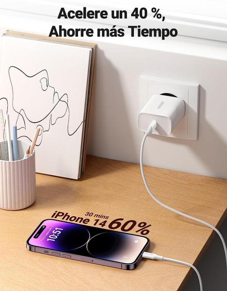 Imagem de Carregador Ugreen 30W Pd Usb Tipo C Rápido Portátil