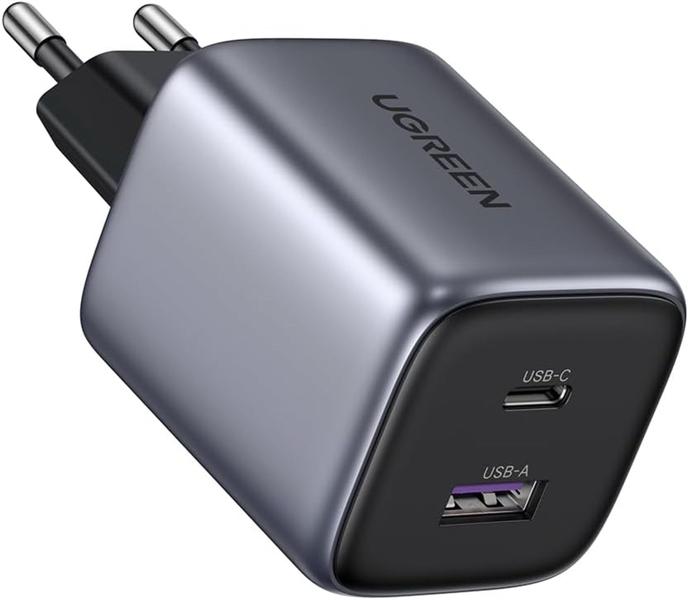 Imagem de Carregador UGREEN Nexode 35W GaN USB C + USB A  suporta 33W / 30W / 25W / 20W PD 3.0 PPS QC 4+ e SCP