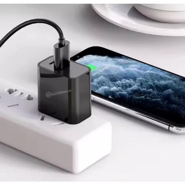 Imagem de Carregador Ultra Rápido Turbo 125 Watts Para Smartphone Saída 5v USB e USB-C 8x Mais LE627