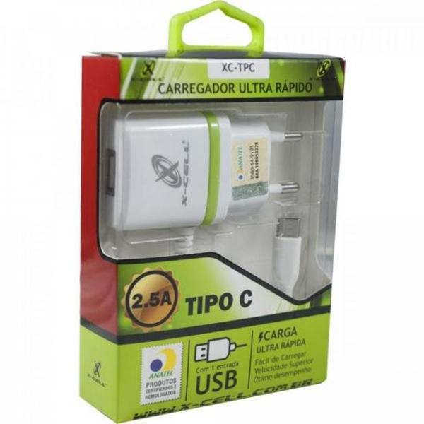 Imagem de Carregador Ultra XC-TPC Tipo C X-CELL Branco