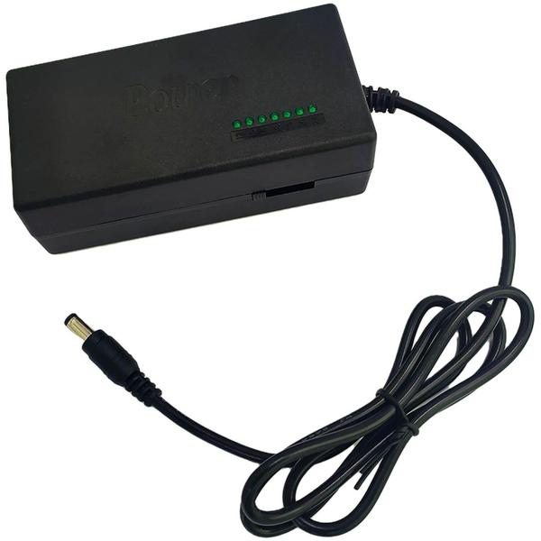 Imagem de Carregador Universal Para Notebook Fonte 120W Bivolt Com Adaptador 8 Plugs Pinos Conectores - Lehmox