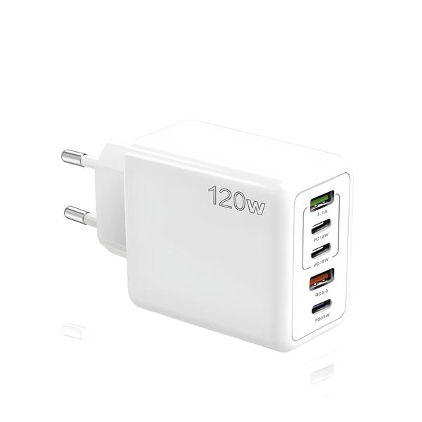 Imagem de Carregador USB-C de Carregamento Rápido com PD 3.0 e QC 3.0 - Compatível com iPhone, Xiaomi, Samsung e iPad