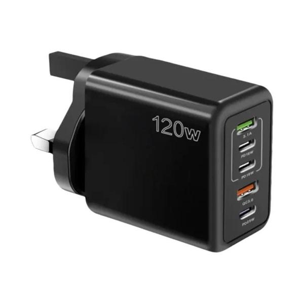 Imagem de Carregador USB-C PD de 5 Portas com Carga Rápida 30W para iPhone 15/14