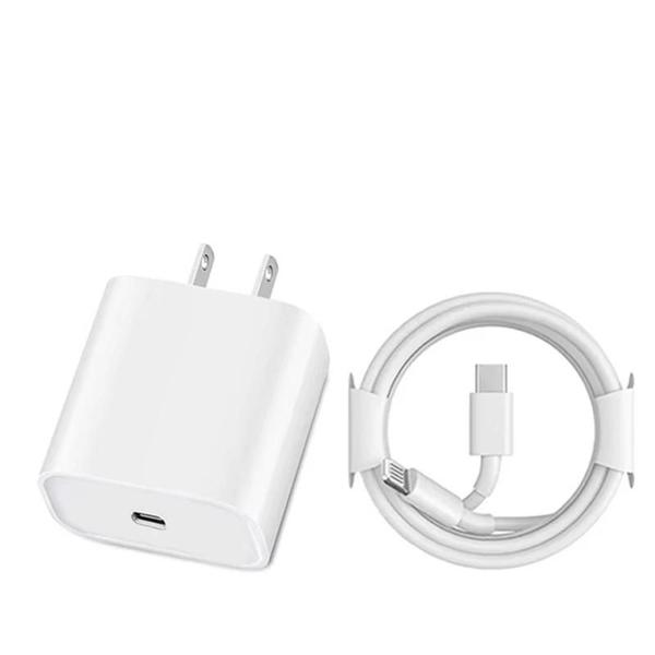 Imagem de Carregador USB C Rápido De 30 W Para iPhone 8 14 plus 13 12 11 pro XS Max XR X SE Com Cabo De 1 M