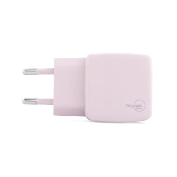 Imagem de Carregador USB-C/USB, 30W, 2 Portas, Originais iPlace, Rosa