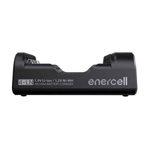 Imagem de Carregador USB da Enercell Rápido e inteligente para 4 pilhas AA/AAA, modelo 4-LN