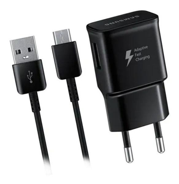 Imagem de Carregador USB Original Samsung - Ultra Rápido - USB Tipo C - 2A - 15W - Preto - EP-TA20BBBCGBR