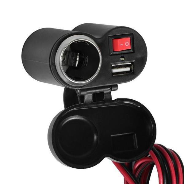 Imagem de Carregador USB para Moto 12V com Saída 5V