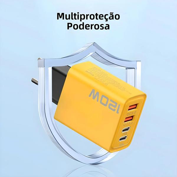 Imagem de Carregador USB Tipo C com Carga Rápida 30W - Para iPhone 15/14/13/12/11, Huawei, Samsung e Xiaomi