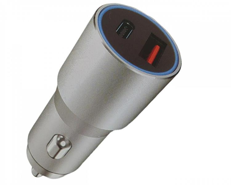 Imagem de Carregador Veicular 12v TURBO Entrada USB e TIPO-C 20W Kapbom KA-C102