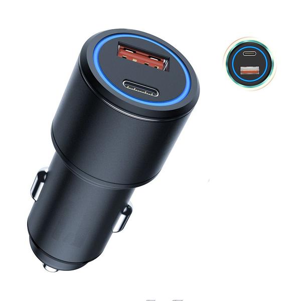 Imagem de Carregador Veicular 38w Turbo Usb / Usb-c Carga Ultra Rápida