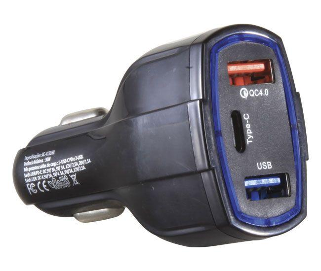 Imagem de Carregador veicular de celular  - xc-v15usb  