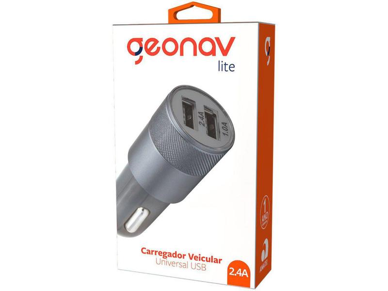 Imagem de Carregador Veicular Geonav - Lite 2 Entradas USB