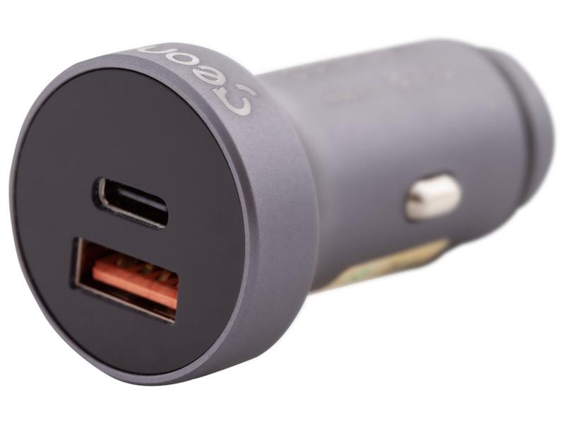 Carregador Veicular Turbo 38W USB-A USB-C - Superpower Duo Geonav CH38PDQC