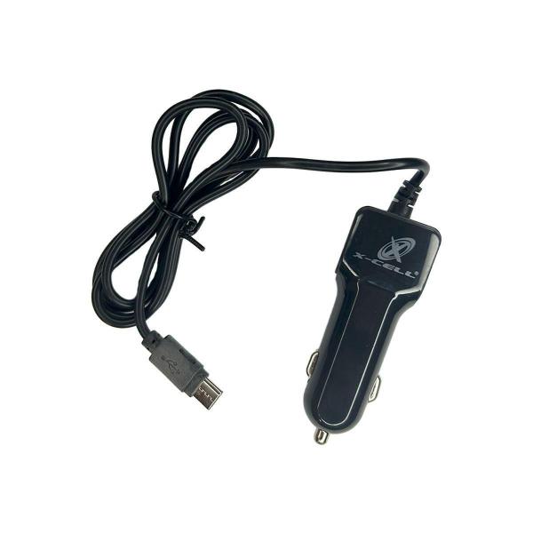 Imagem de Carregador Veicular X-Cell Ultra Rapido Usb 2.5A Com Cabo V8