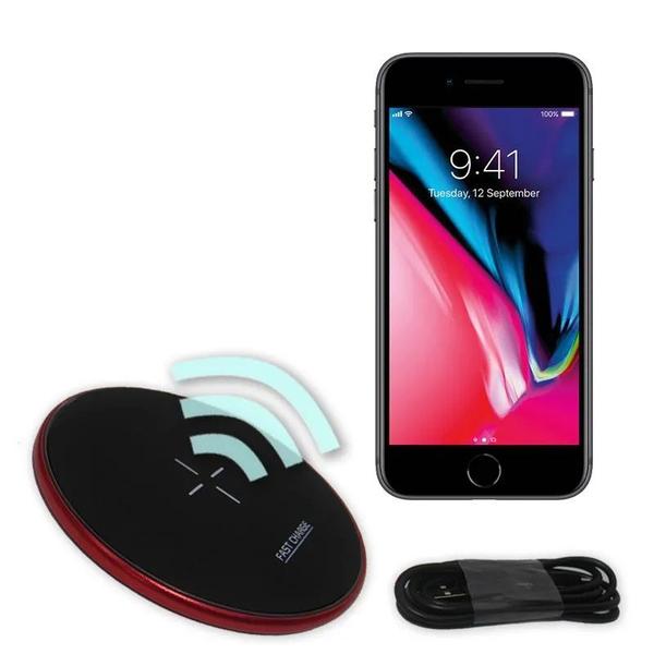 Imagem de Carregador Wireless Induçao Potente QI IOS Android Smartphone Celular Sem Fio