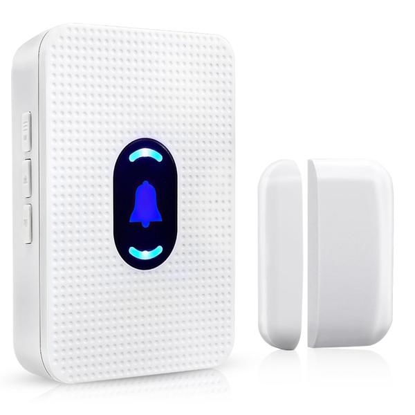 Imagem de Carrilhão de porta Daytech Wireless Door Sensor Chime, alcance de 1000 pés