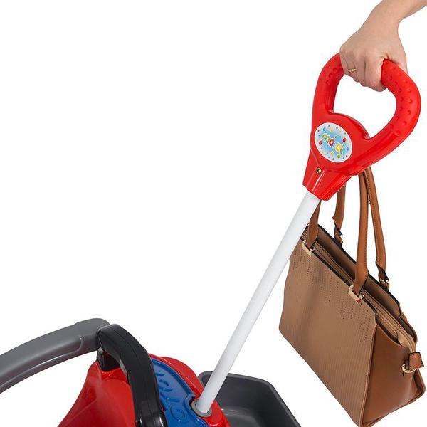 Imagem de Carrinho 2 em 1 Passeio ou Pesal Triciclo Infantil Baby City Spider Man Maral