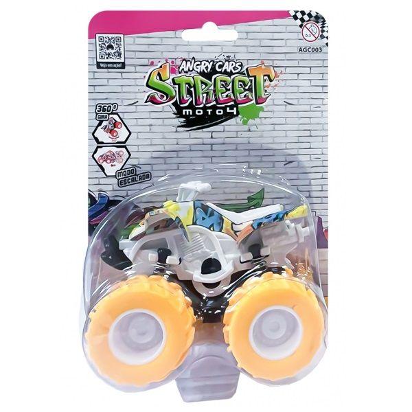 Imagem de Carrinho ANGRY CARS Street Moto Amarelo AGC003