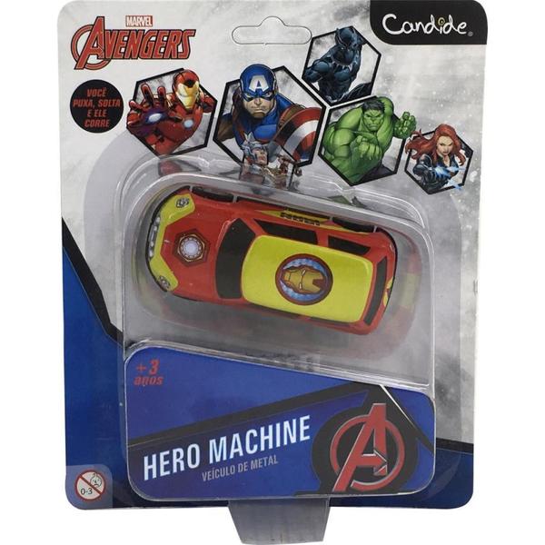 Imagem de Carrinho Avengers Mini PULL BACK (nao e Possivel Escolher Enviado de Forma Sortida)