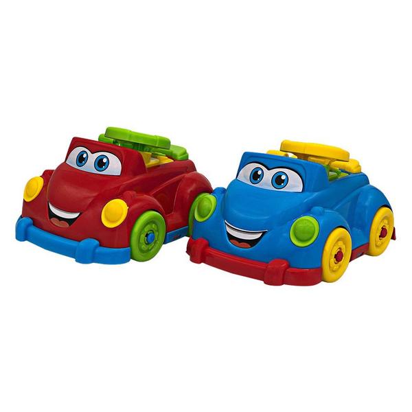 Imagem de Carrinho Baby Driver com Pecinhas que fazem Barulho Colorido Brinquedo Infantil Bebes