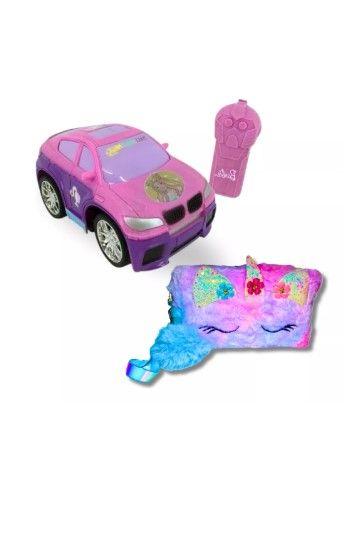 Imagem de Carrinho Barbie Style Machine + Necessaire Unicórnio Felpudo