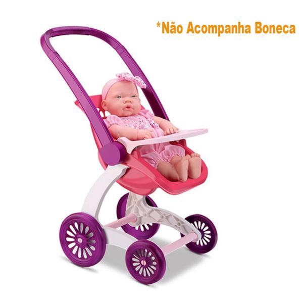 Imagem de Carrinho Bebe Boneca Conforto Passeio 2x1 Infantil Oferta