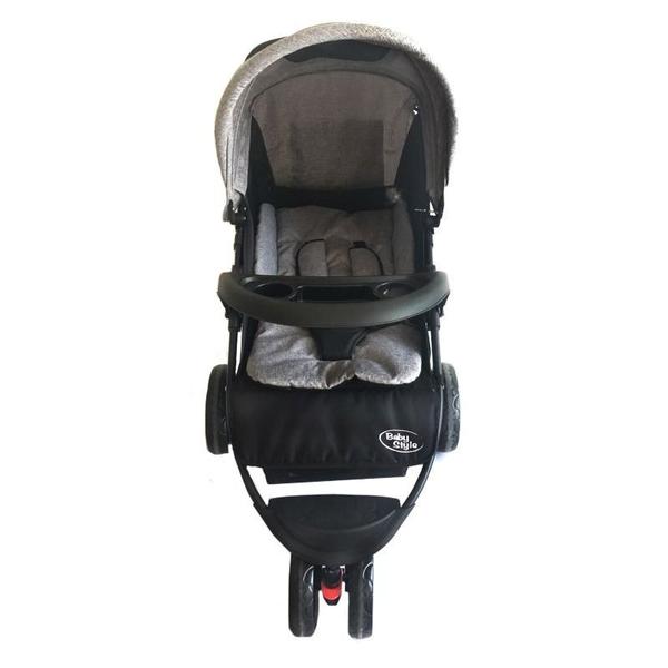 Imagem de Carrinho Bebe Passeio Triciclo Urban Rodas Grandes Babystyle