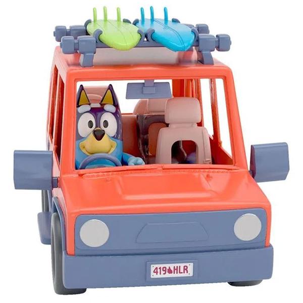 Imagem de Carrinho Bluey 4X4 Veículo Familiar E Boneco Bandit Candide