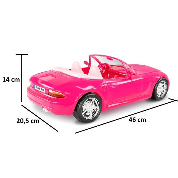 Imagem de Carrinho BM para Colocar Bonecas Estilo Barb Roadstar Rosa