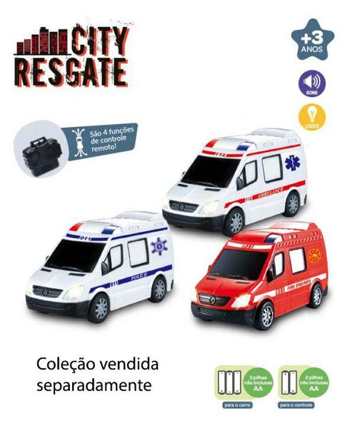 Carrinho Bombeiro Controle Remoto C/ Luz Som 20,5cm - Zoop - Zoop Toys Imagem de Carrinho Bombeiro Controle Remoto C/ Luz Som 20,5cm - Zoop