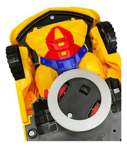 Imagem de Carrinho Brinquedo Camaro Transformers Robô Som Luz Bumblebe