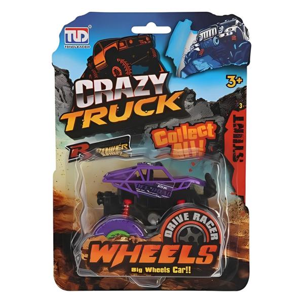 Imagem de Carrinho Brinquedo Monster Truck Whells Fricção 4x4 360