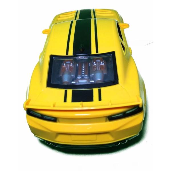 Imagem de Carrinho Carro Com Controle Remoto 19cm Sport Speed Camaro 6 Funções Pilhas Inclusas