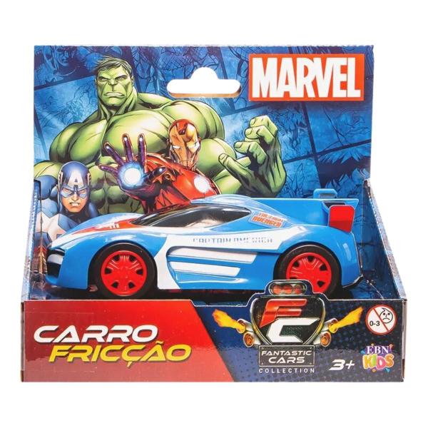 Imagem de Carrinho Carro De Brinquedo Fricção Capitão America - Marvel