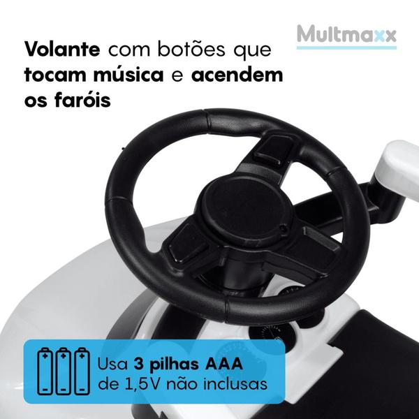 Imagem de Carrinho Carro de Passeio Infantil com Empurrador até 30Kg Multmaxx