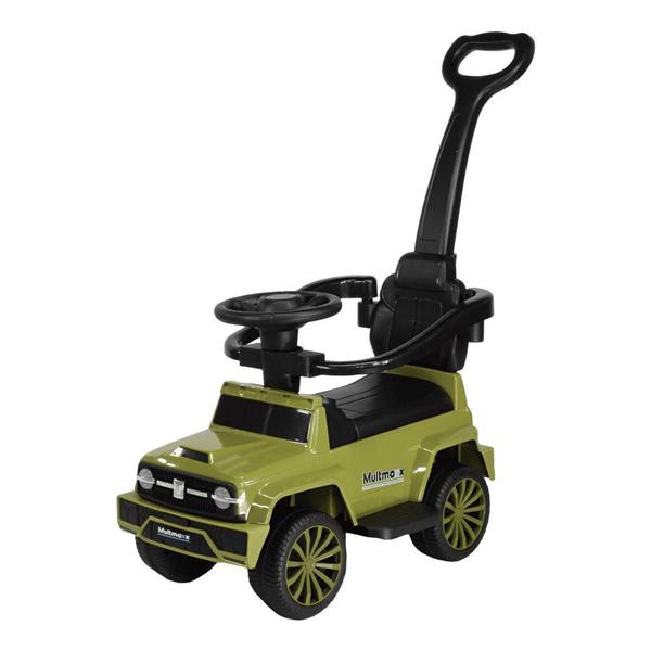 Imagem de Carrinho Carro Jipe de Passeio Infantil com Empurrador e Buzina até 30Kg Multmaxx