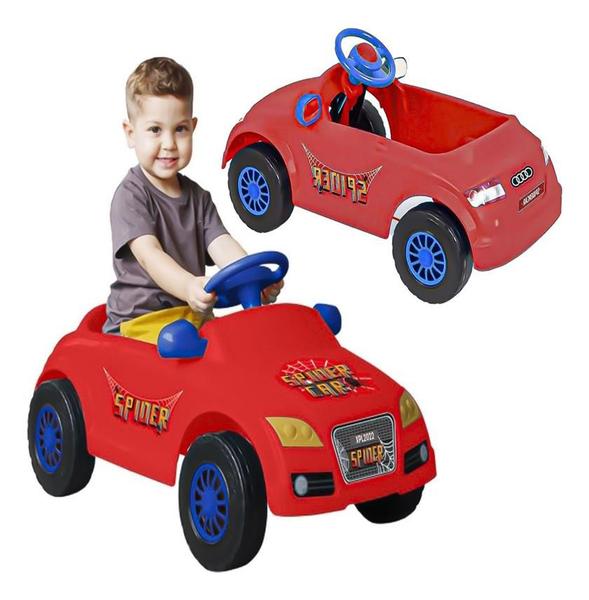 Imagem de Carrinho Carro Quadriciclo De Passeio A Pedal Infantil Spider