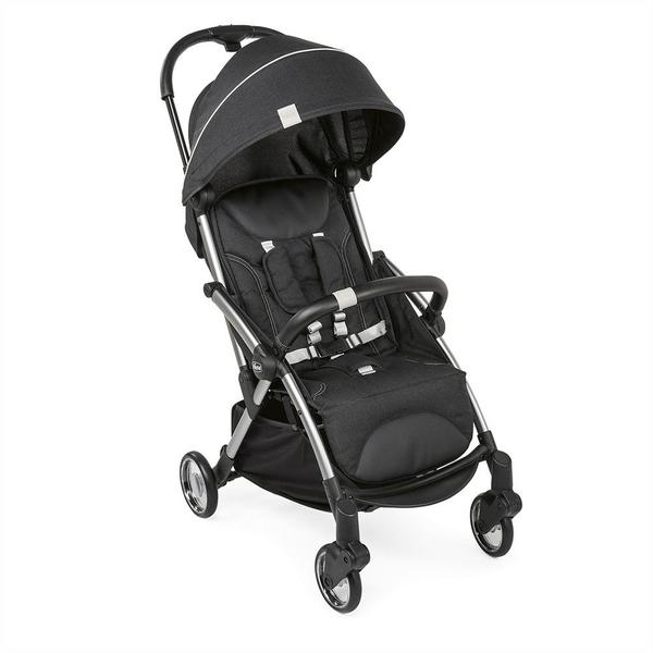 Carrinho Chicco Compacto C/ Fechamento Automático Goody Plus Preto - 6087099210000 Carrinho Chicco Compacto C/ Fechamento Automático Goody Plus Preto - 6087099210000